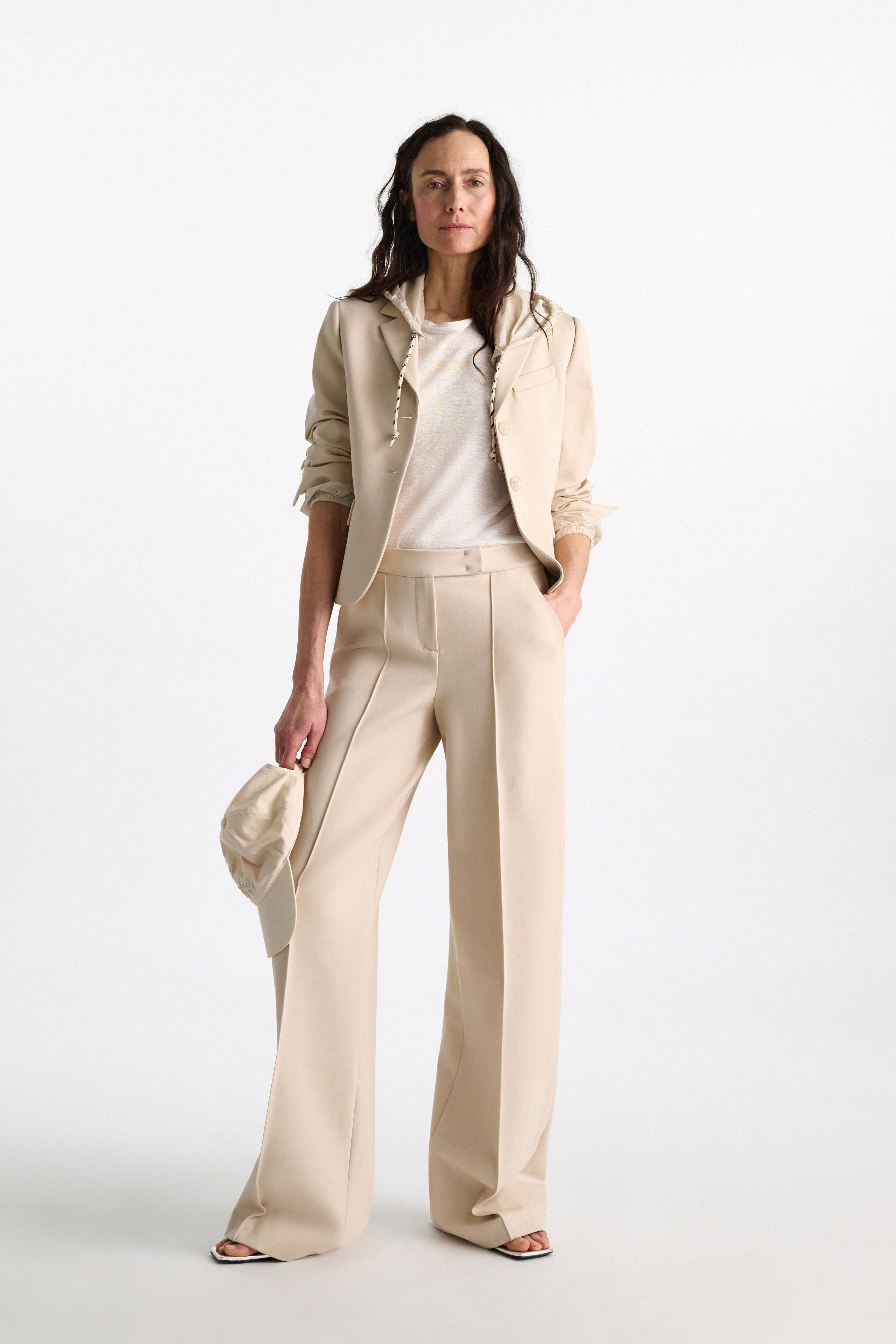 Dorothee Schumacher Shirt mit Strickbündchen camellia white